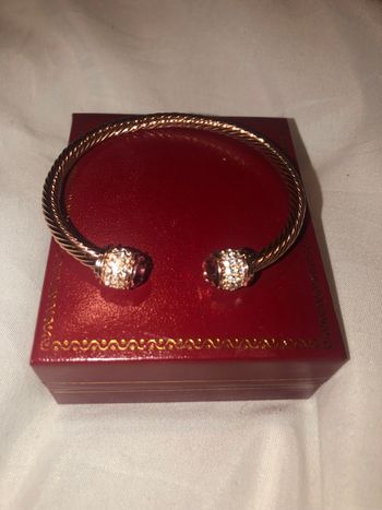 Bracelet rose plaqué or 18 carats