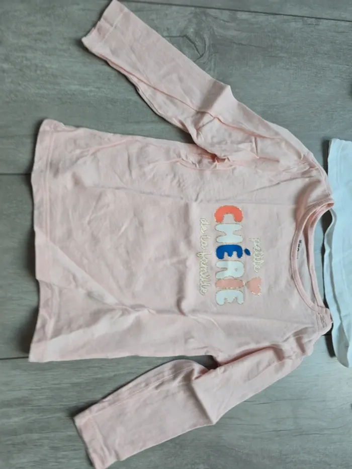 Lot de 2 Tshirt manche longue gemo - photo numéro 3