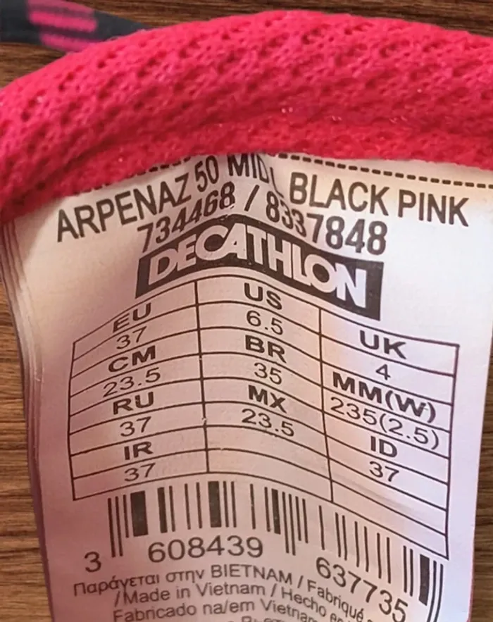 🥾 Chaussures de Randonnée Quechua Arpenaz 50 Mid – Taille 37 - photo numéro 4