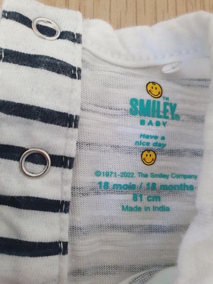 Débardeur Smiley baby 18 mois - photo numéro 2