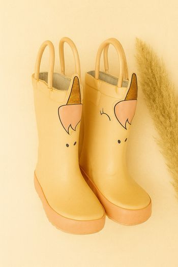 Bottes de pluie Saxo Blues licorne  taille 24 – bon état, confortables et faciles à enfiler ☔