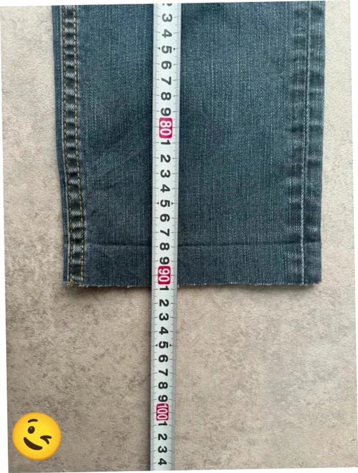 Jeans Levi's 511 W27 FR36 L32 coupe droite bleu Femme women pan687b - photo numéro 5