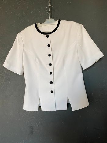 Veste 80s manche courtes à épaulettes 38/40