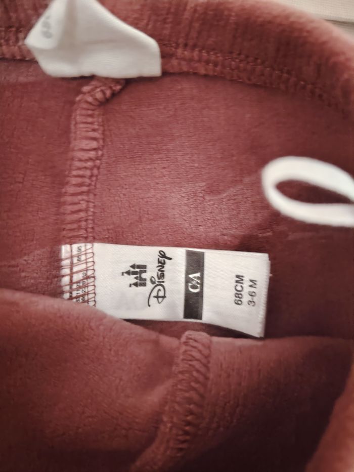 Ensemble Minnie "Best Friends" marron et bordeaux – 3-6 mois - photo numéro 4