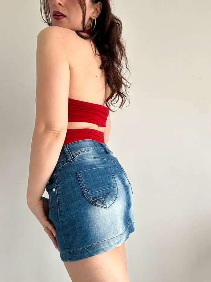 Top dos nu vintage années 90/2000 Y2k taille S - photo numéro 7