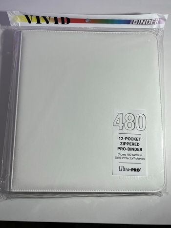 Binder Blanc 480 Ultra PRO Vivid