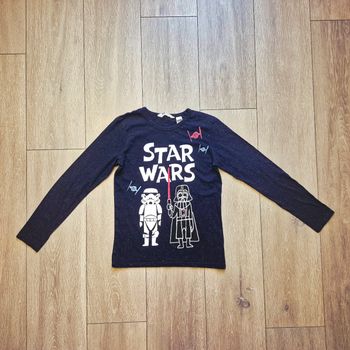 Maillot manche longue bleu nuit. Garçon 10 ans. Marque H&M