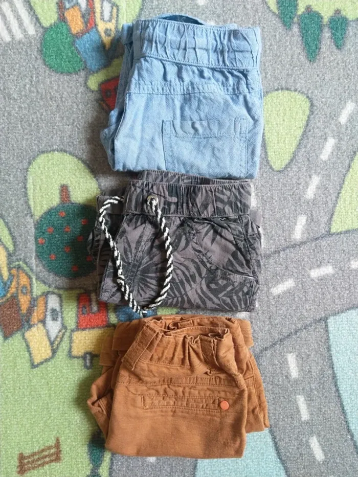 Lot 3 shorts orchestra et tissaia taille 4 ans / 104 cm - photo numéro 2