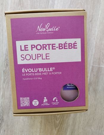 Porte-bébé Evolu'bulle de Néobulle 