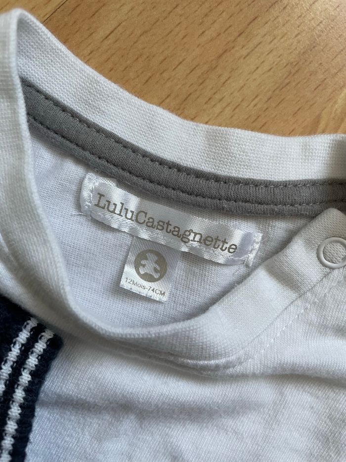 T-shirt ML et pull sans manche 12 mois - photo numéro 3