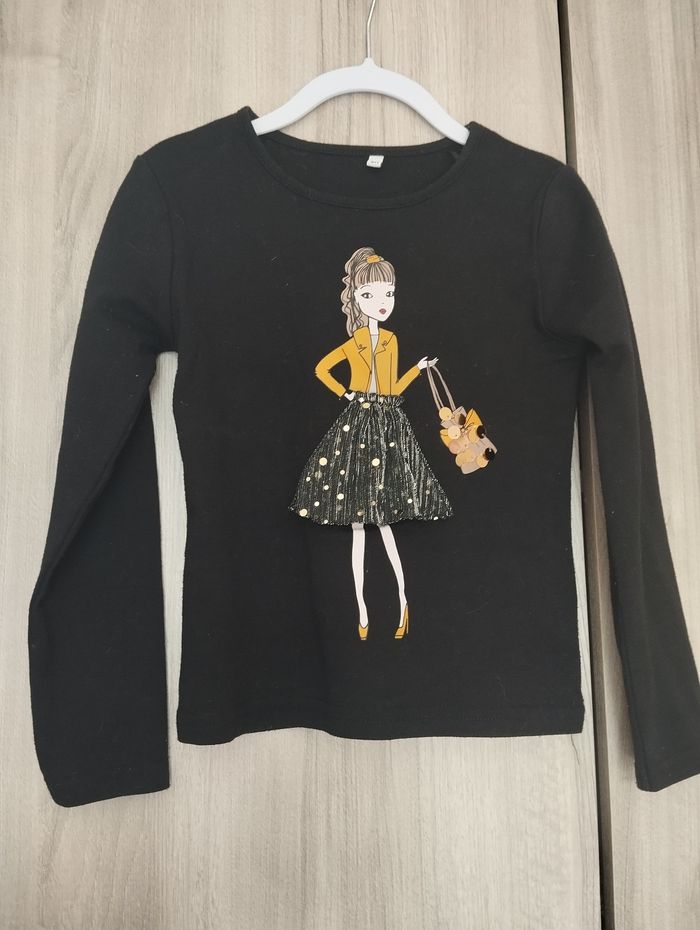 T-shirt manches longues - 6 ans 🎀
