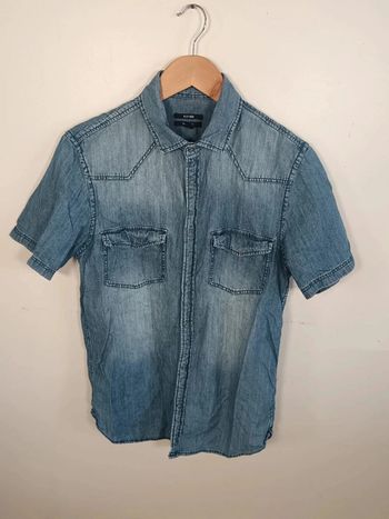 C26 chemise bleu kiabi S
