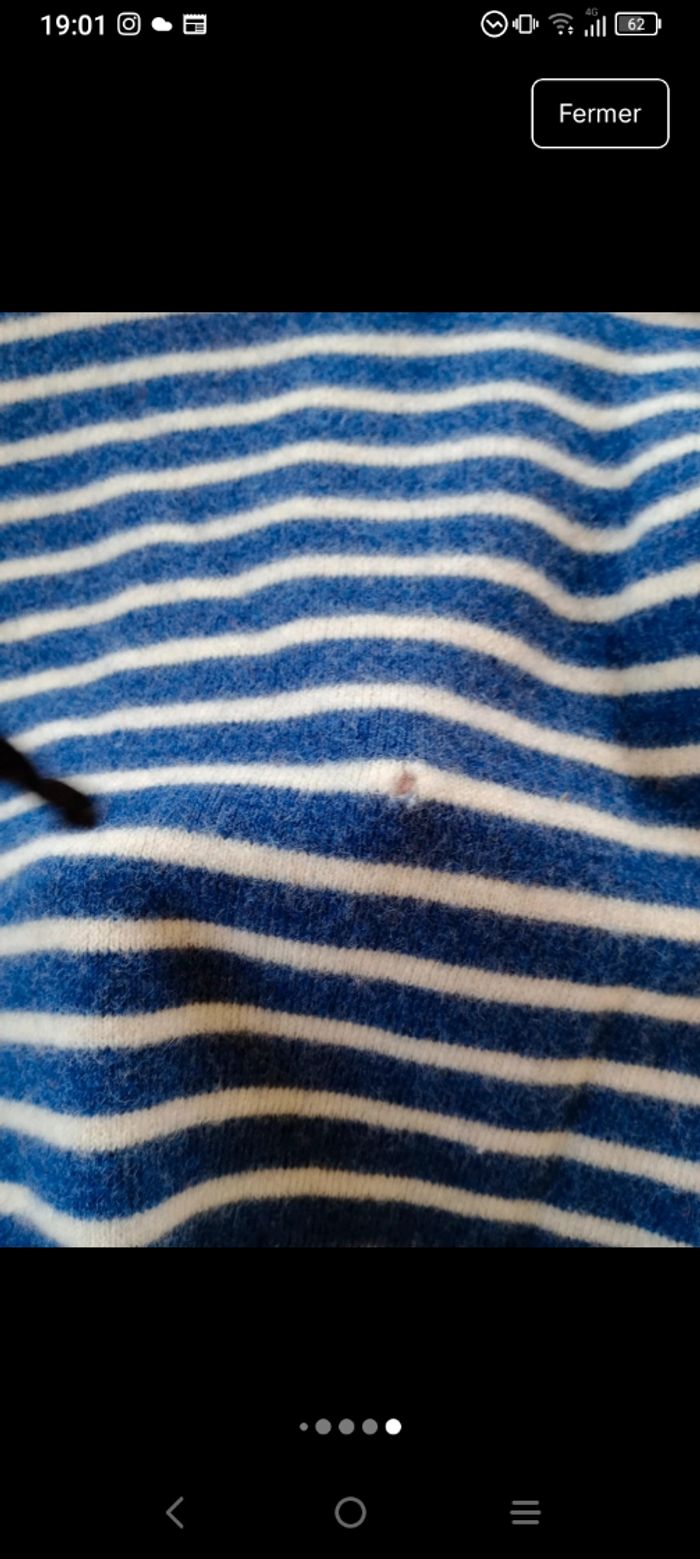 Pull marin vintage s pure laine vierge c 81 - photo numéro 10