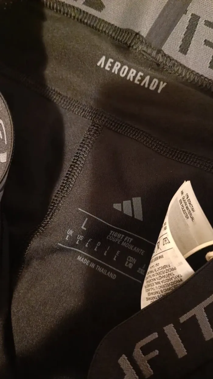 Leggings lunghi da allenamento Techfit Adidas - photo numéro 4