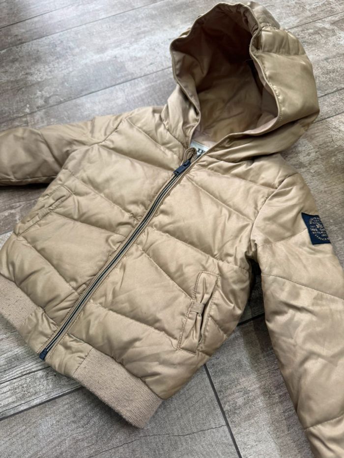 🌺Doudoune veste plumes et duvet capuche IKKS 24mois - photo numéro 6