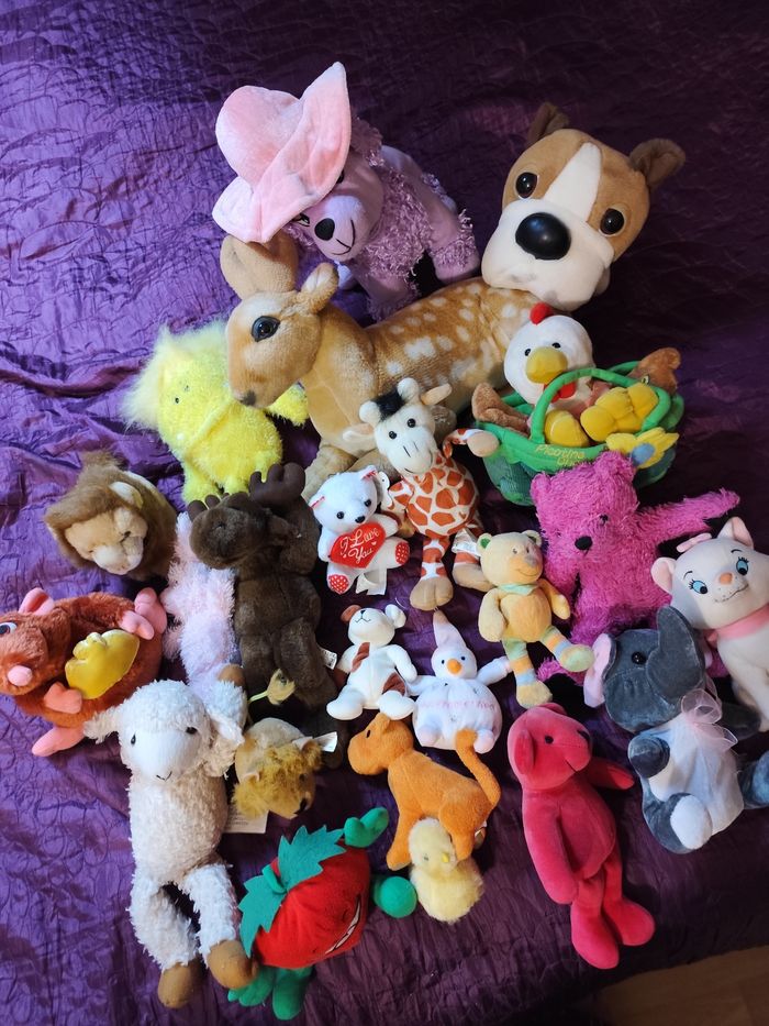 Lot de super peluches