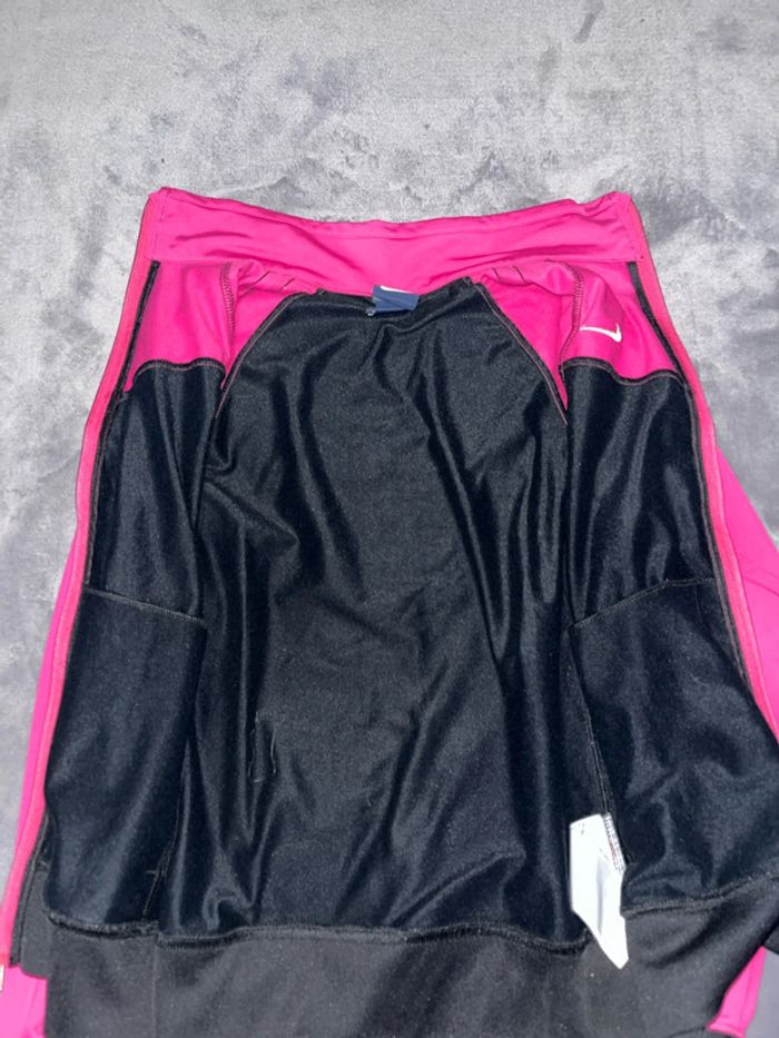 Gilet Nike noir rose enfant fille 12-13 ans - photo numéro 4
