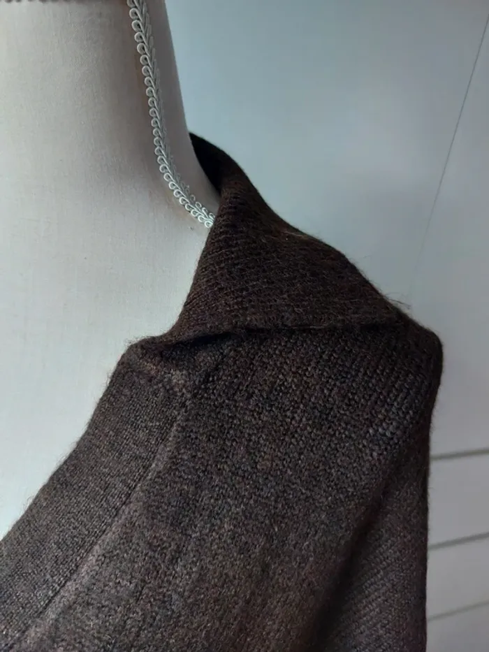 Longue robe pull en maille - photo numéro 3