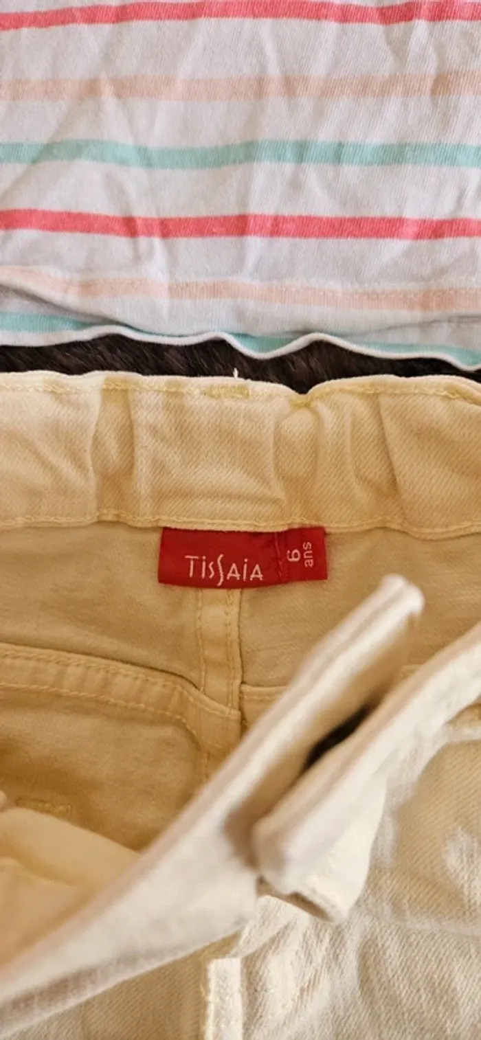 Ensemble short et t-shirt 6 ans fille - photo numéro 2