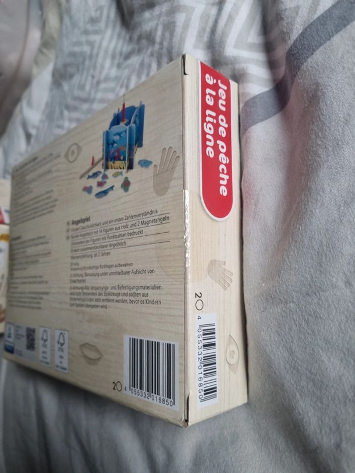 Jeu de pêche à la ligne en bois - photo numéro 3