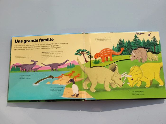 Livre animé à flaps : Le Petit Monde animé Gallimard Jeunesse : La Vie des Dinosaures (63) - photo numéro 5