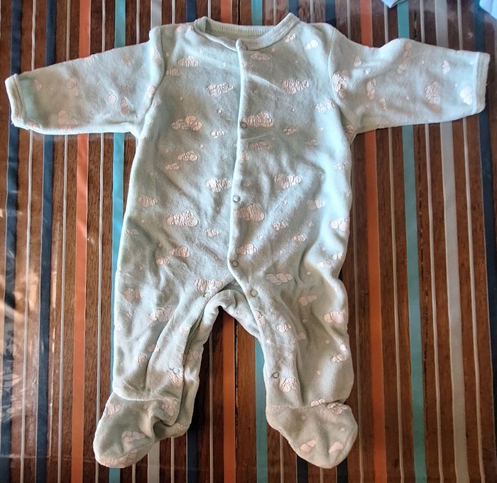 Lot 3 pyjamas bébé 1 mois - photo numéro 3