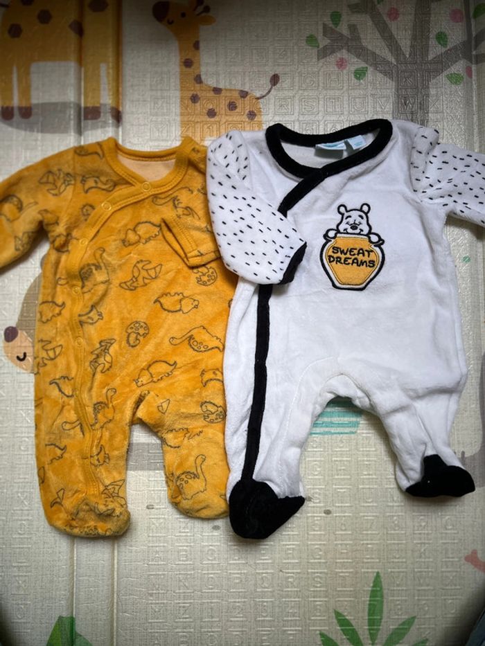 Lot de 2 pyjamas velours
