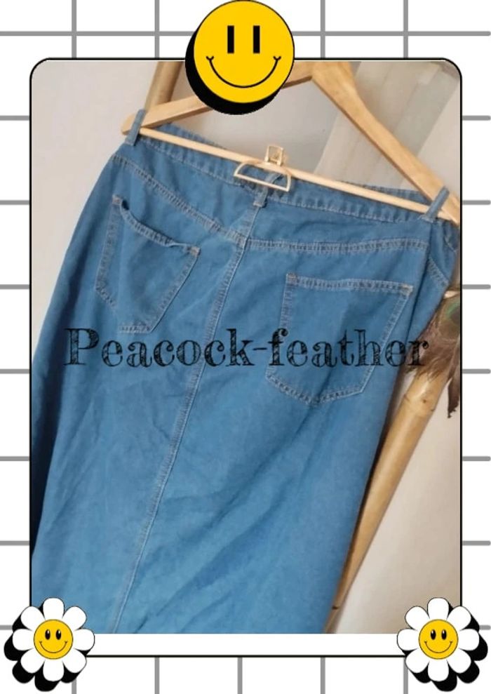 Jupe longue jean 46/48 2xl shein - photo numéro 6