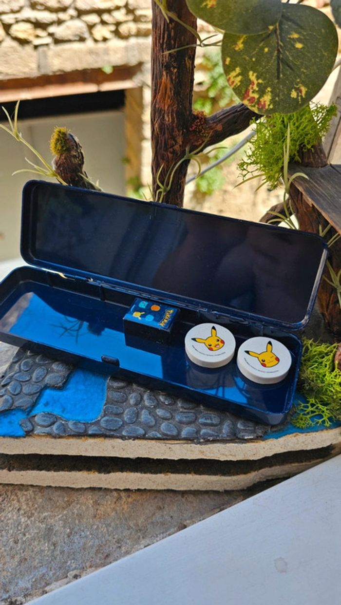 Super trousse Pokemon en plastique avec gomme et taille crayon - photo numéro 3