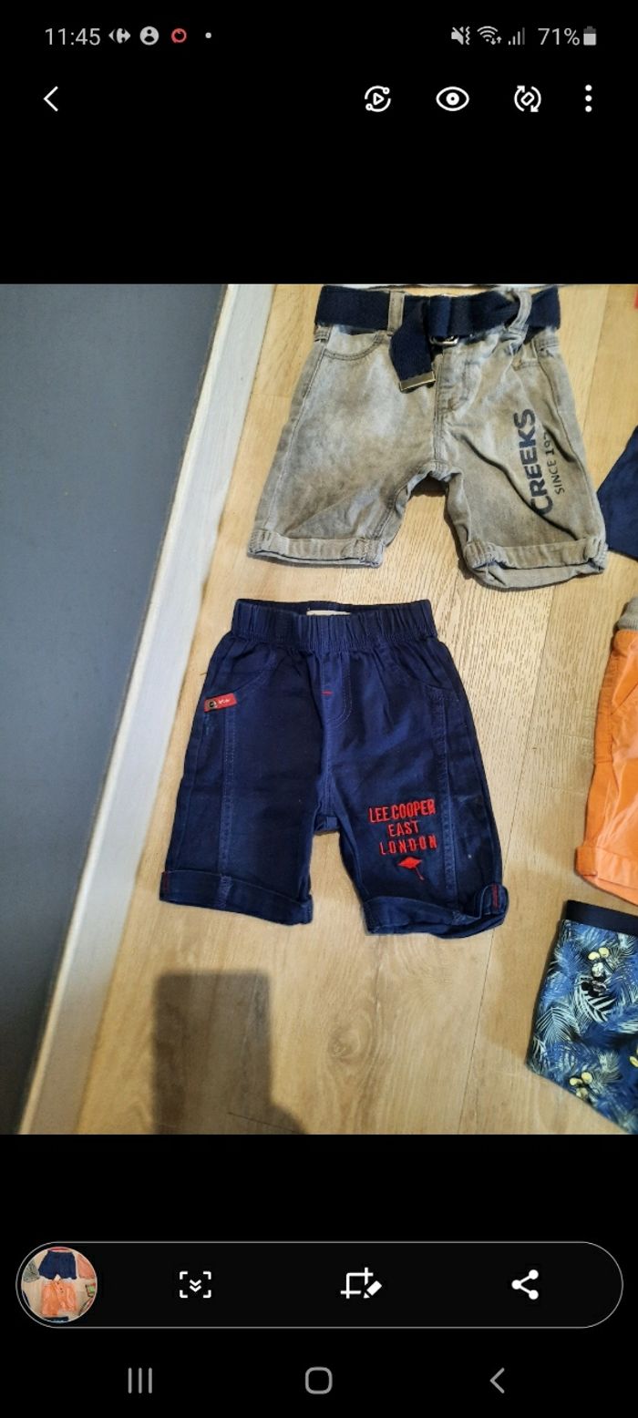 Lot de shorts et t-shirts neufs 12mois - photo numéro 4