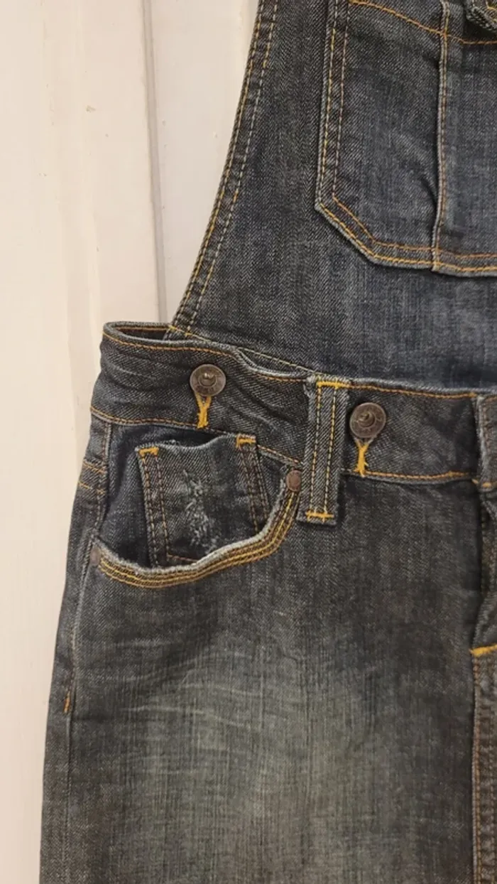 Salopette Combi jupe 2 en 1   98% coton - photo numéro 3