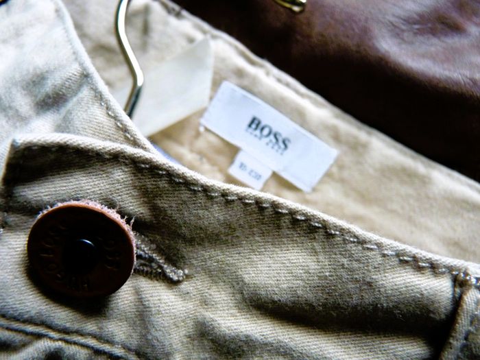 Pantalon Garçon Hugo Boss 10 ans Neuf Lin beige collection été - photo numéro 6