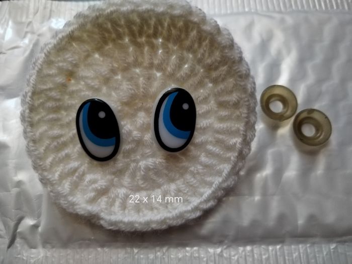 Yeux de sécurité 22 x 14 mm Amigurumis