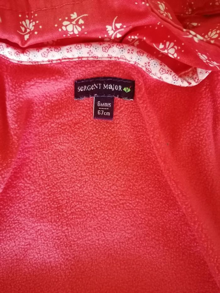 Manteau ciré fille taille 6 mois - photo numéro 3