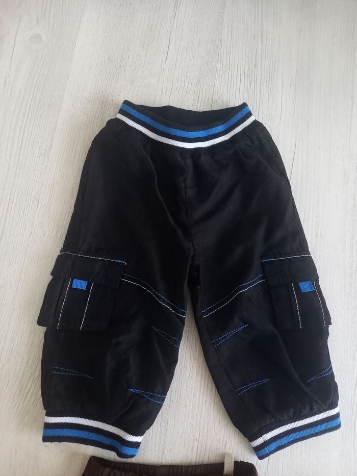 Lot de 2 pantalons 12 mois - photo numéro 2