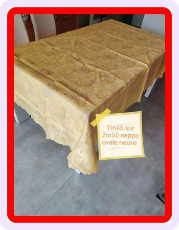 Nappe ovale neuve