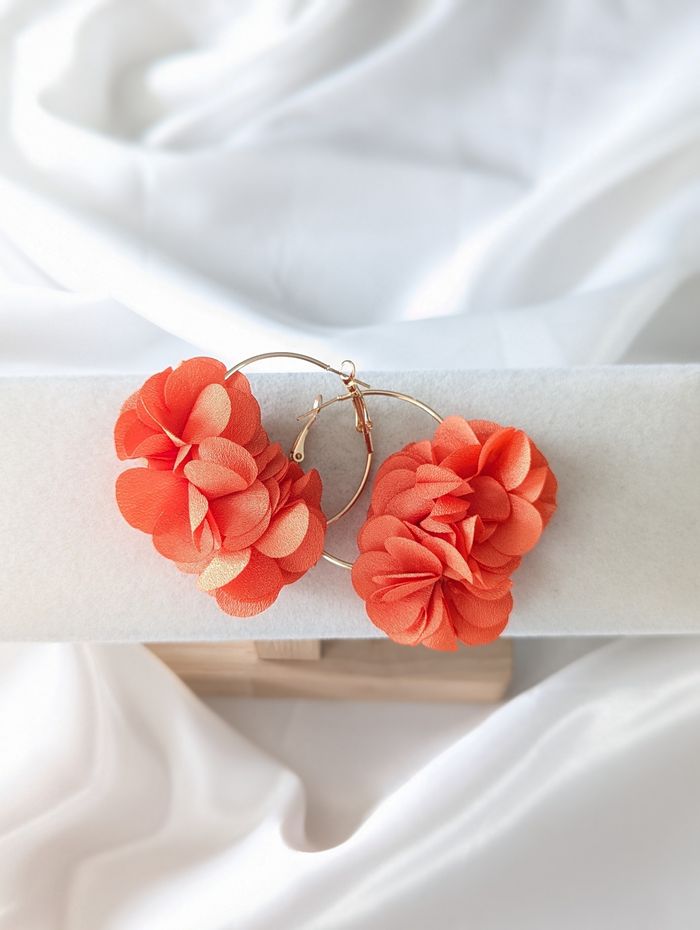 Boucles d'oreilles fleurs