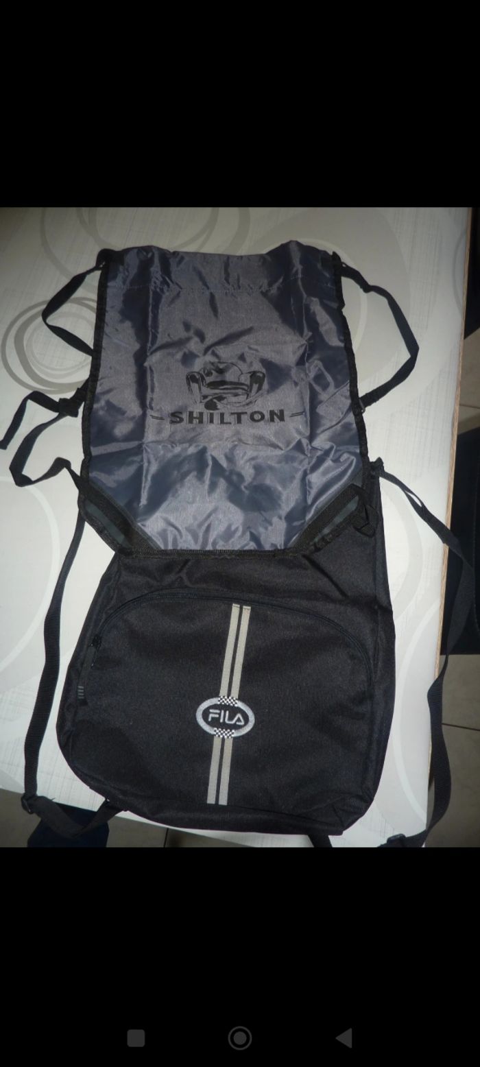 Lot de 2 sacs à dos/de sport Shilton/Fila