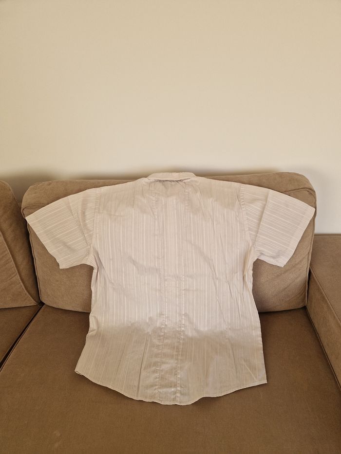 Chemise homme gris clair rayé blanc, Armand Thiery - photo numéro 10