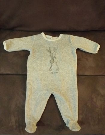 Pyjama en velours Petit Bateau