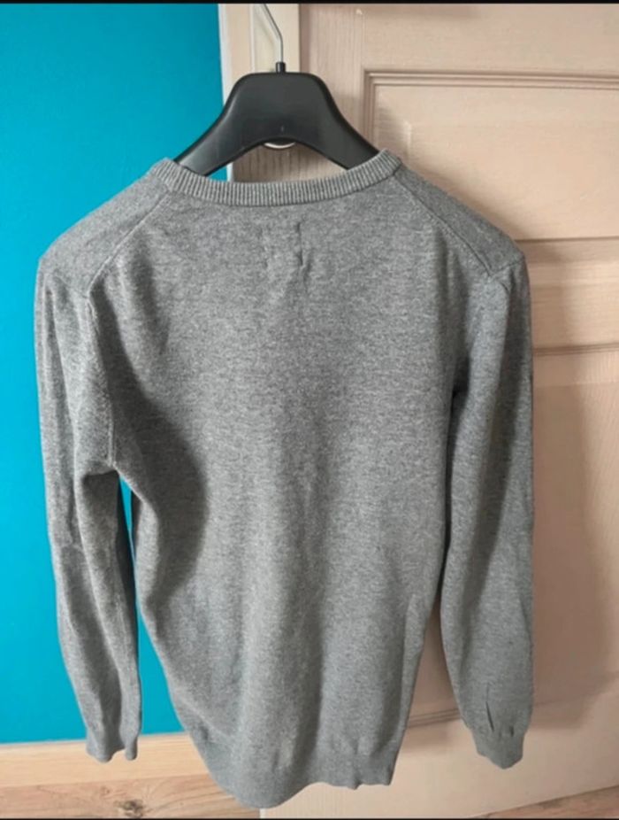 Pull gris dockers - photo numéro 4