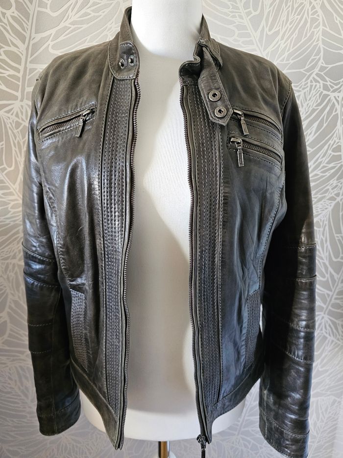 Veste cullister taille M en 100 % cuir d agneau - photo numéro 6