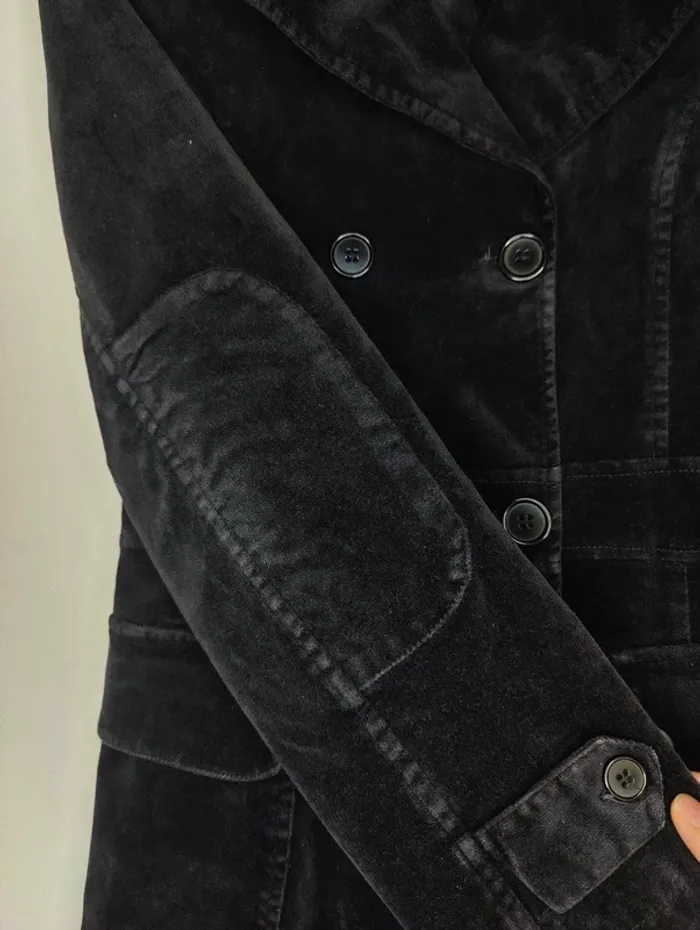 Veste caban en velours lisse Cherry T.42 - photo numéro 5