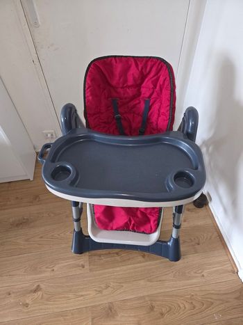 Chaise haute évolutive