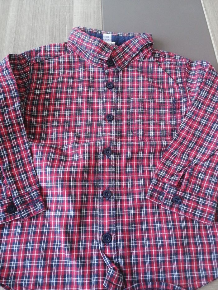 chemise 18 mois p'tit bisou