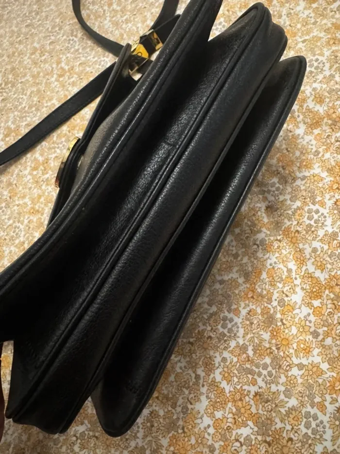 Sac pourchet cuir vintage année 80 - photo numéro 12