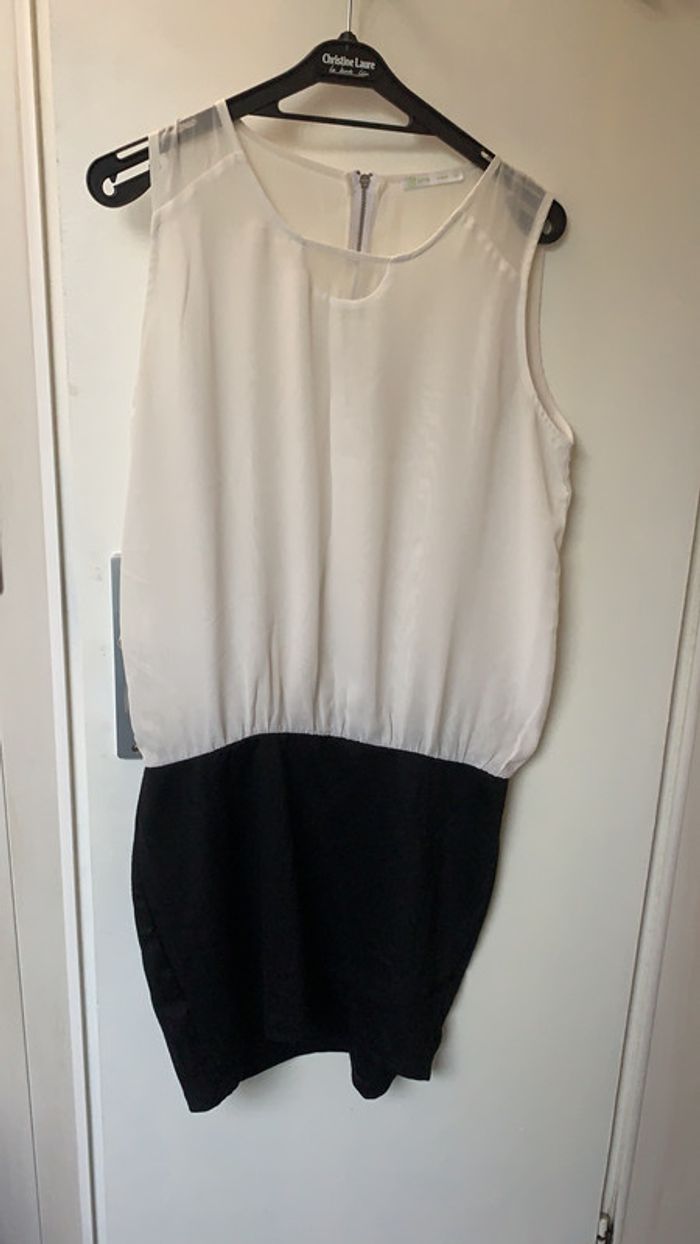 Robe bicolore
