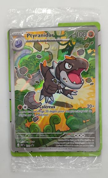Carte pokémon ptyranidur promo 070 scellé 