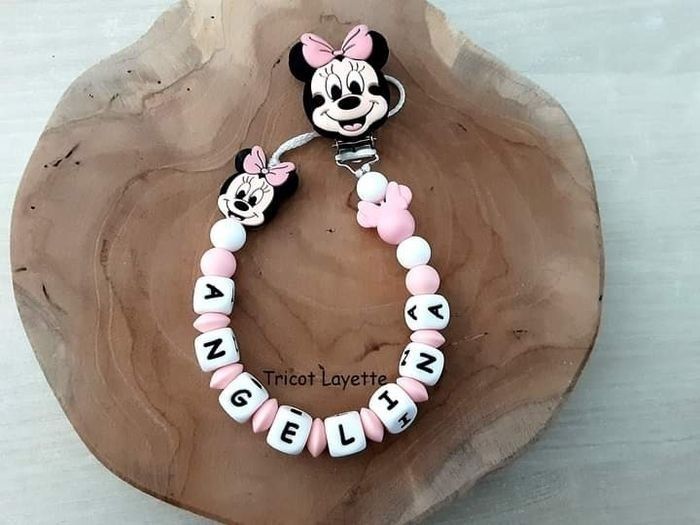Attache tétine minnie