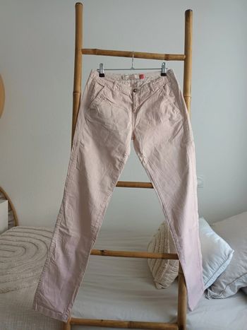 Pantalon chino rose Bershka 38